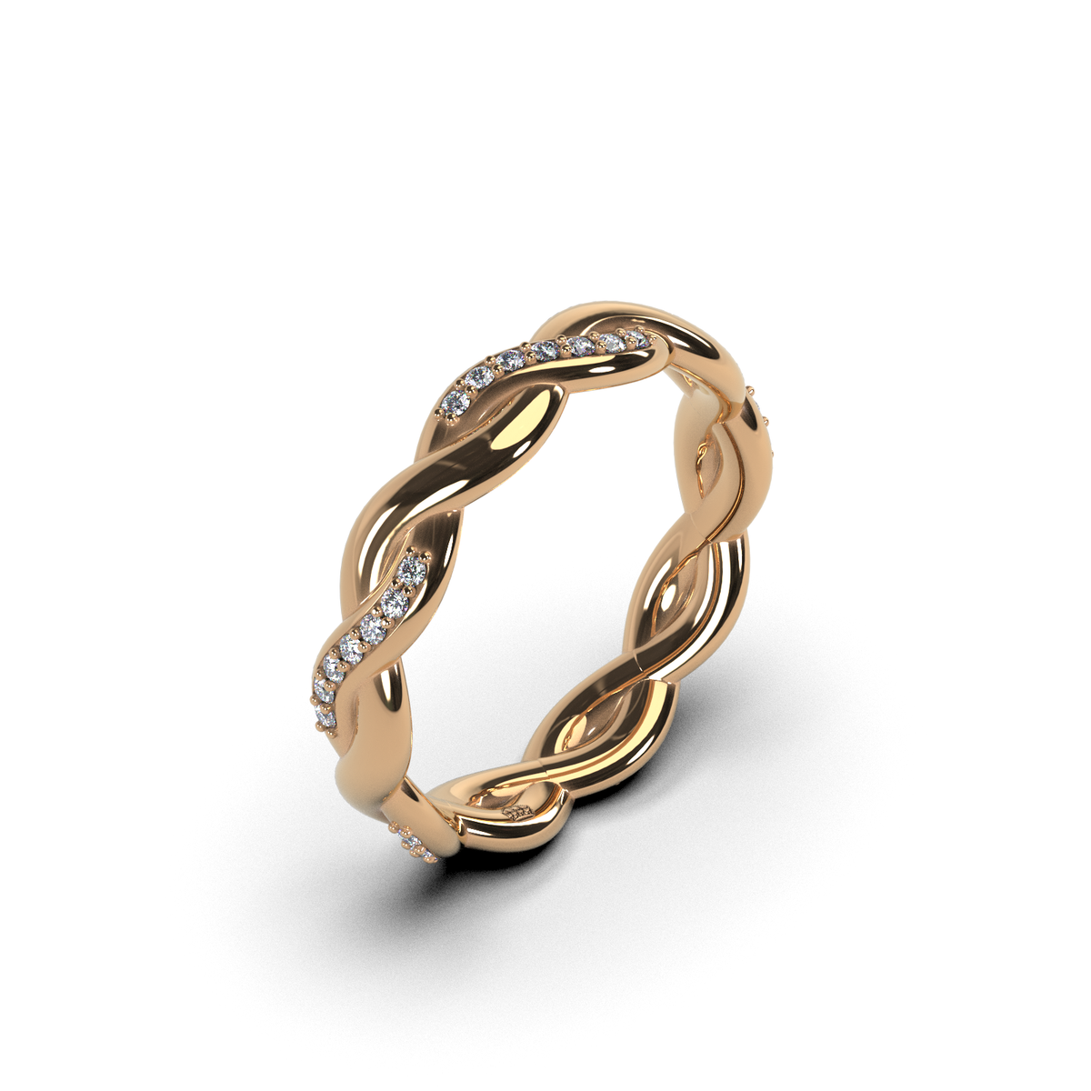 Anillo de matrimonio "Trenzas Irlandesas"