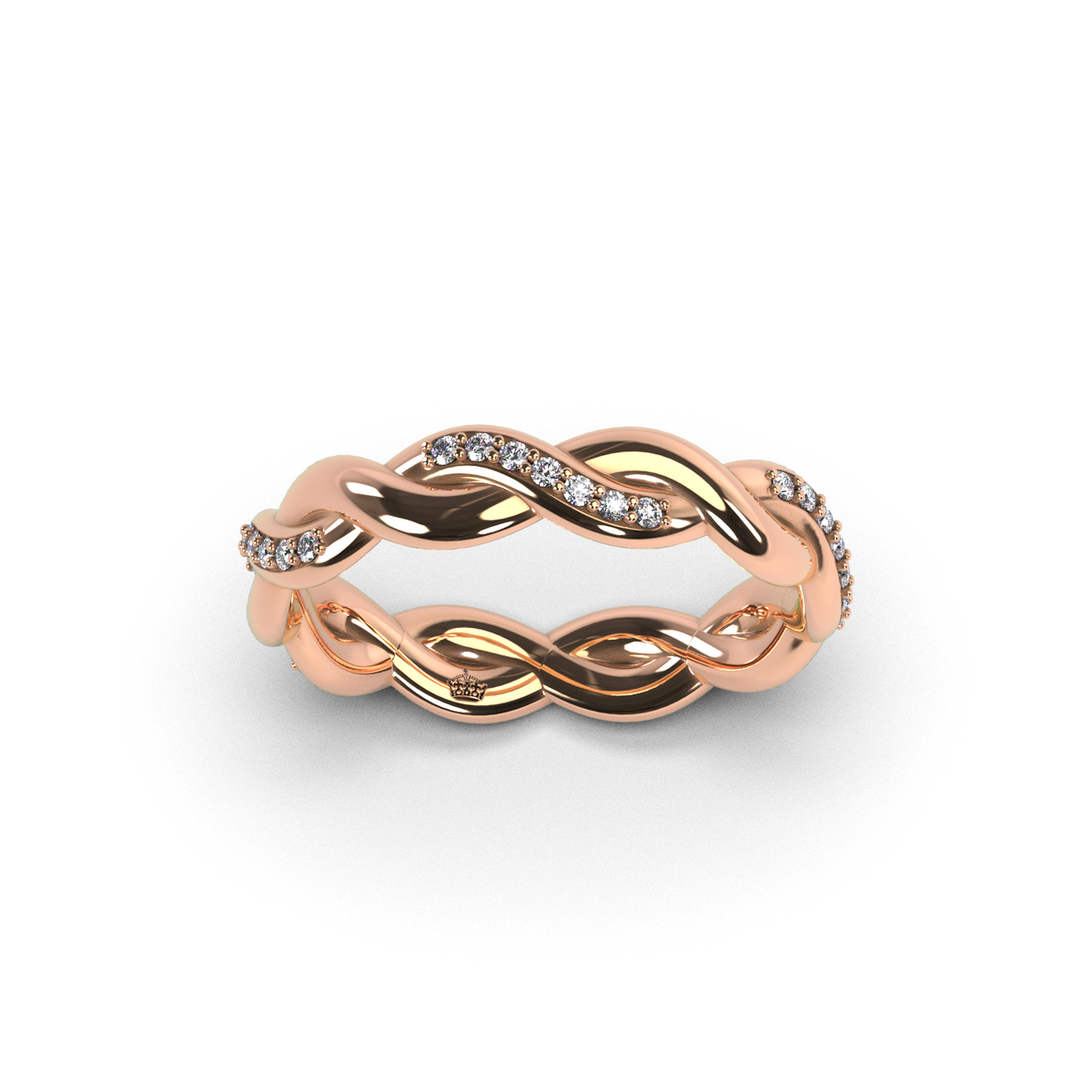 Anillo de matrimonio "Trenzas Irlandesas"
