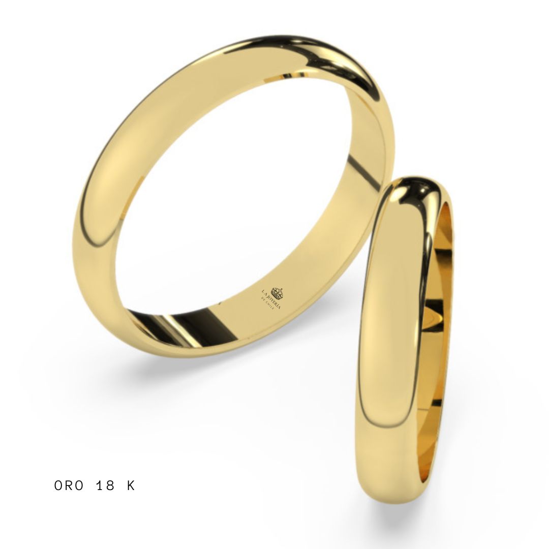Anillo de matrimonio "Corte ingles - 4 mm"